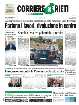 Corriere di Rieti e della Sabina