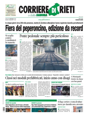 Corriere di Rieti e della Sabina