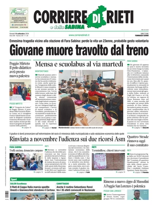 Corriere di Rieti e della Sabina