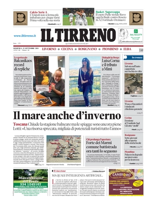 Il Tirreno (Livorno, Cecina, Rosignano, Piombino, Elba)