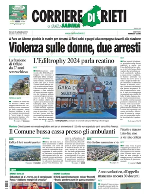 Corriere di Rieti e della Sabina