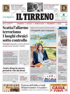 Il Tirreno (Livorno, Cecina, Rosignano, Piombino, Elba)