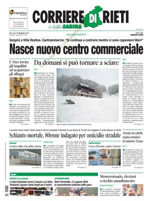 Corriere di Rieti e della Sabina