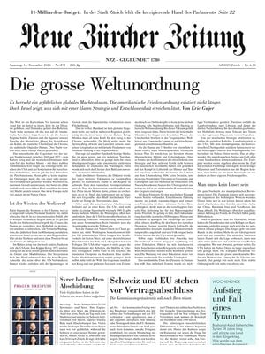 NZZ (Neue Zürcher Zeitung)