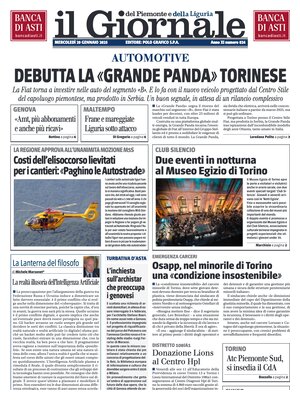 Il Giornale del Piemonte e della Liguria