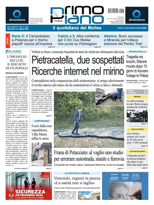 Prima Pagina "Primo Piano Molise"