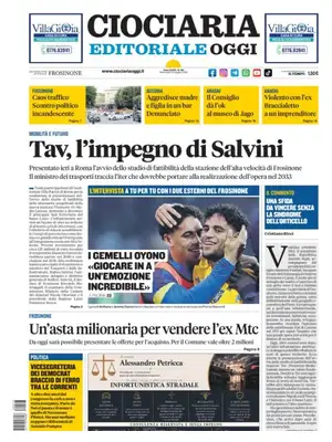 Prima Pagina "Ciociaria Editoriale Oggi"