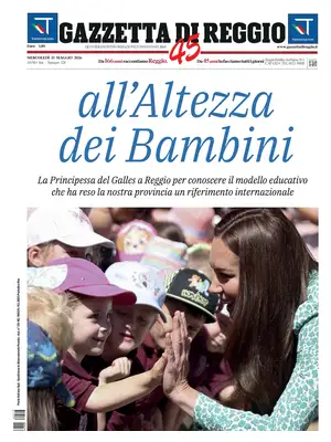 Prima Pagina "Gazzetta di Reggio"