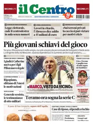 Prima Pagina "Il Centro | Teramo"