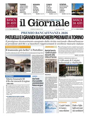 Prima Pagina "Il Giornale del Piemonte e della Liguria"