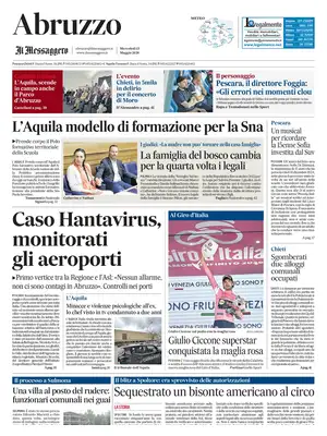 Prima Pagina "Il Messaggero | Abruzzo"