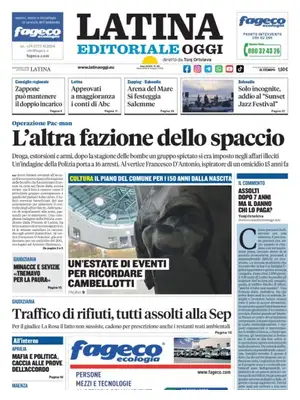 Prima Pagina "Latina Editoriale Oggi"