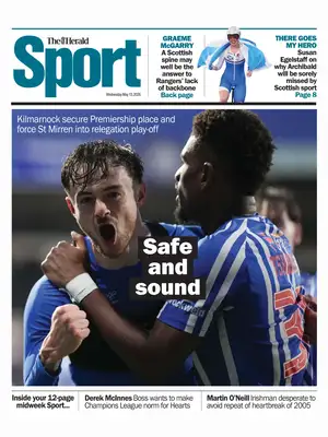 Prima Pagina "The Herald SPORT | Scotland"