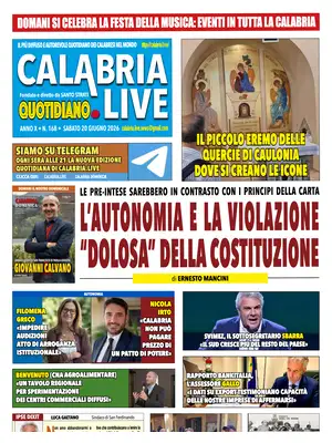 Prima Pagina "Calabria Live"
