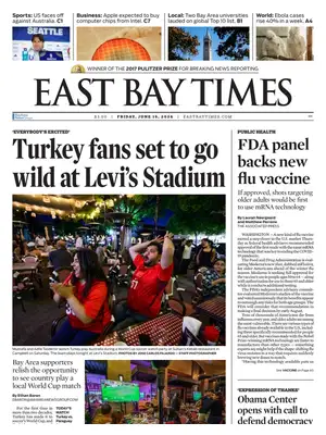 Prima Pagina "East Bay Times"