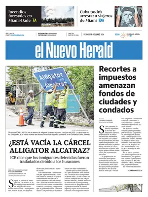 Prima Pagina "El Nuevo Herald"