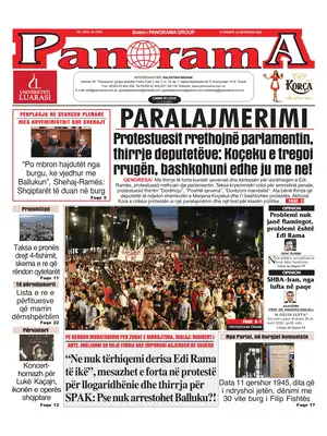 Prima Pagina "Gazeta Panorama"