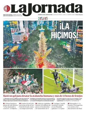 Prima Pagina "La Jornada"