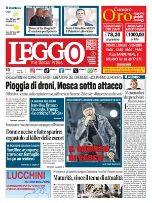 Prima Pagina "Leggo | Milano"