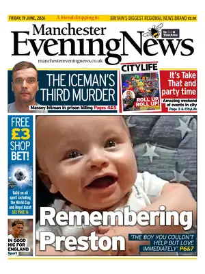 Prima Pagina "Manchester Evening News"