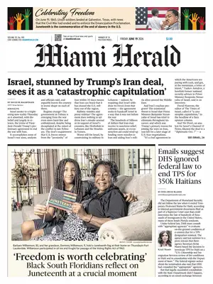 Prima Pagina "Miami Herald"