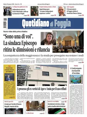Prima Pagina "Quotidiano di Foggia"