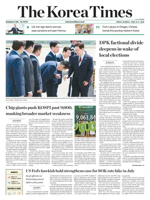 Prima Pagina "The Korea Times"