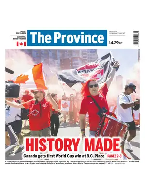 Prima Pagina "The Province"