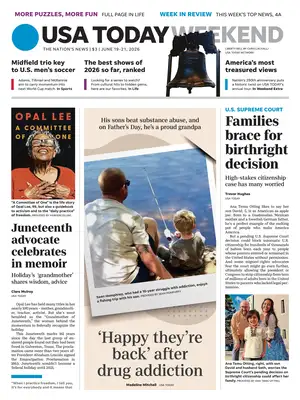 Prima Pagina "USA Today"