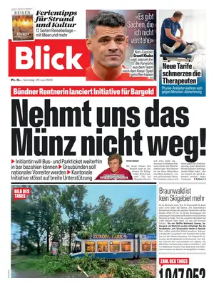 Prima Pagina "Blick"