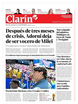 Prima Pagina "Clarín"