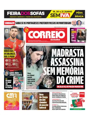 Prima Pagina "Correio da Manhã"