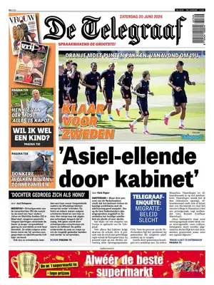 Prima Pagina "De Telegraaf"