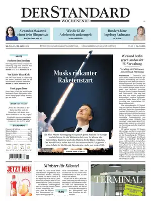 Prima Pagina "Der Standard"