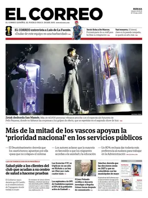 Prima Pagina "El Correo"