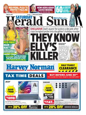 Prima Pagina "Herald Sun"