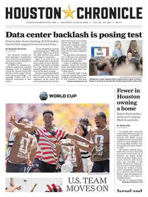 Prima Pagina "Houston Chronicle"