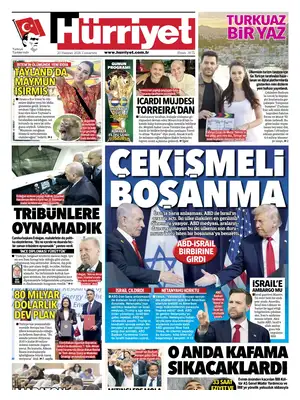 Prima Pagina "Hürriyet"