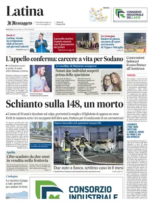 Prima Pagina "Il Messaggero | Latina"