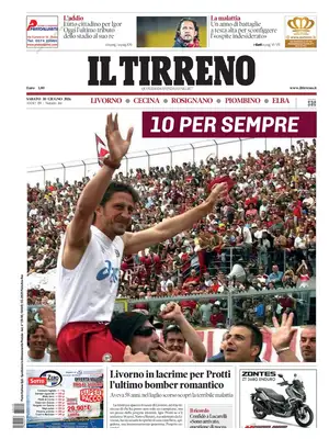 Prima Pagina "Il Tirreno | Livorno, Cecina, Rosignano, Piombino, Elba"