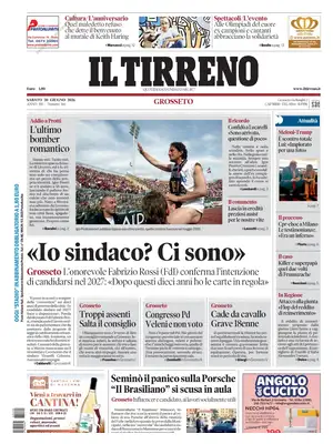 Prima Pagina "Il Tirreno | Grosseto"