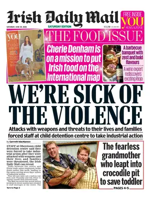 Prima Pagina "Irish Daily Mail"