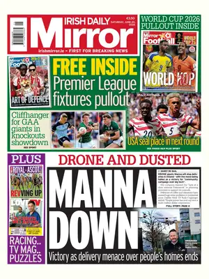 Prima Pagina "Irish Daily Mirror"