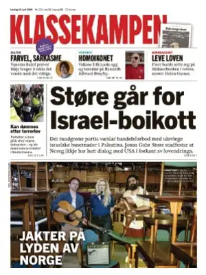 Prima Pagina "Klassekampen"