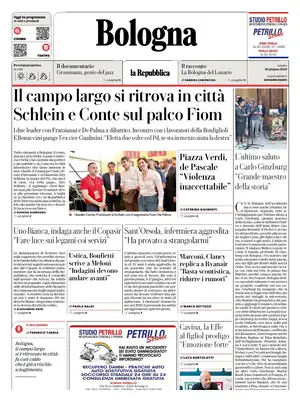 Prima Pagina "La Repubblica | Bologna"