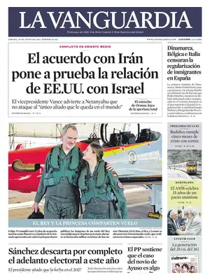 Prima Pagina "La Vanguardia"