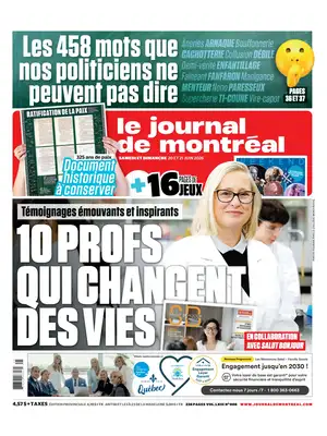 Prima Pagina "Le Journal de Montréal"