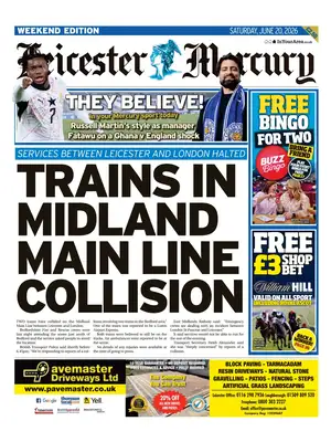 Prima Pagina "Leicester Mercury"