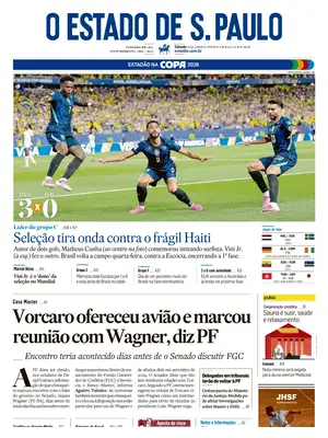 Prima Pagina "O Estado de S. Paulo"