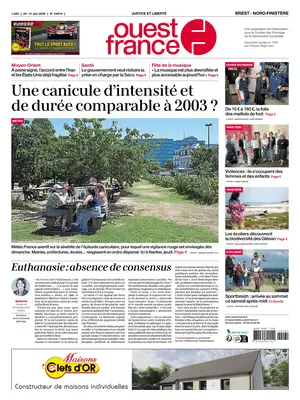 Prima Pagina "Ouest France"